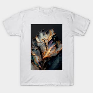 Tulip Triumph - Abstract Alcohol Ink Resin Art T-Shirt